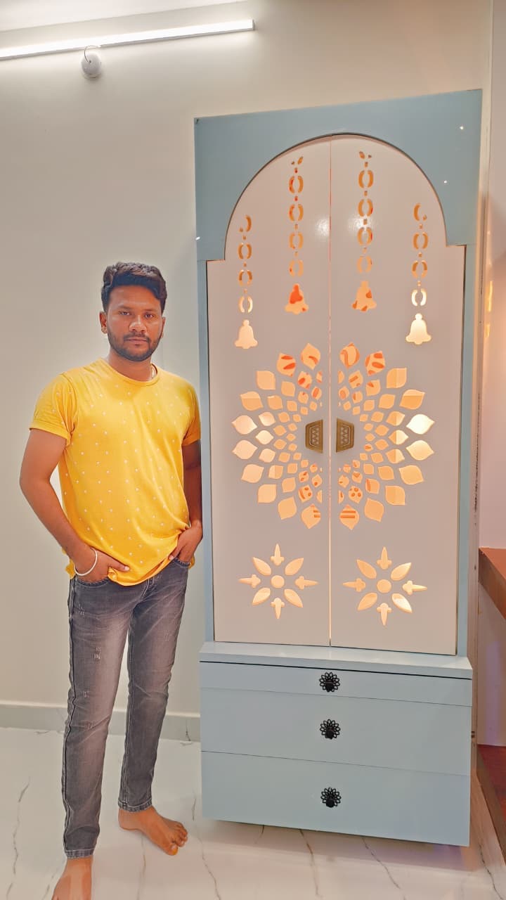 SV-Interiors pooja unit design project