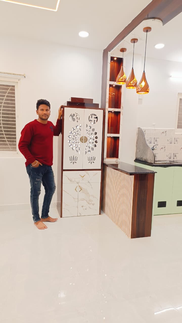 SV-Interiors pooja unit design project