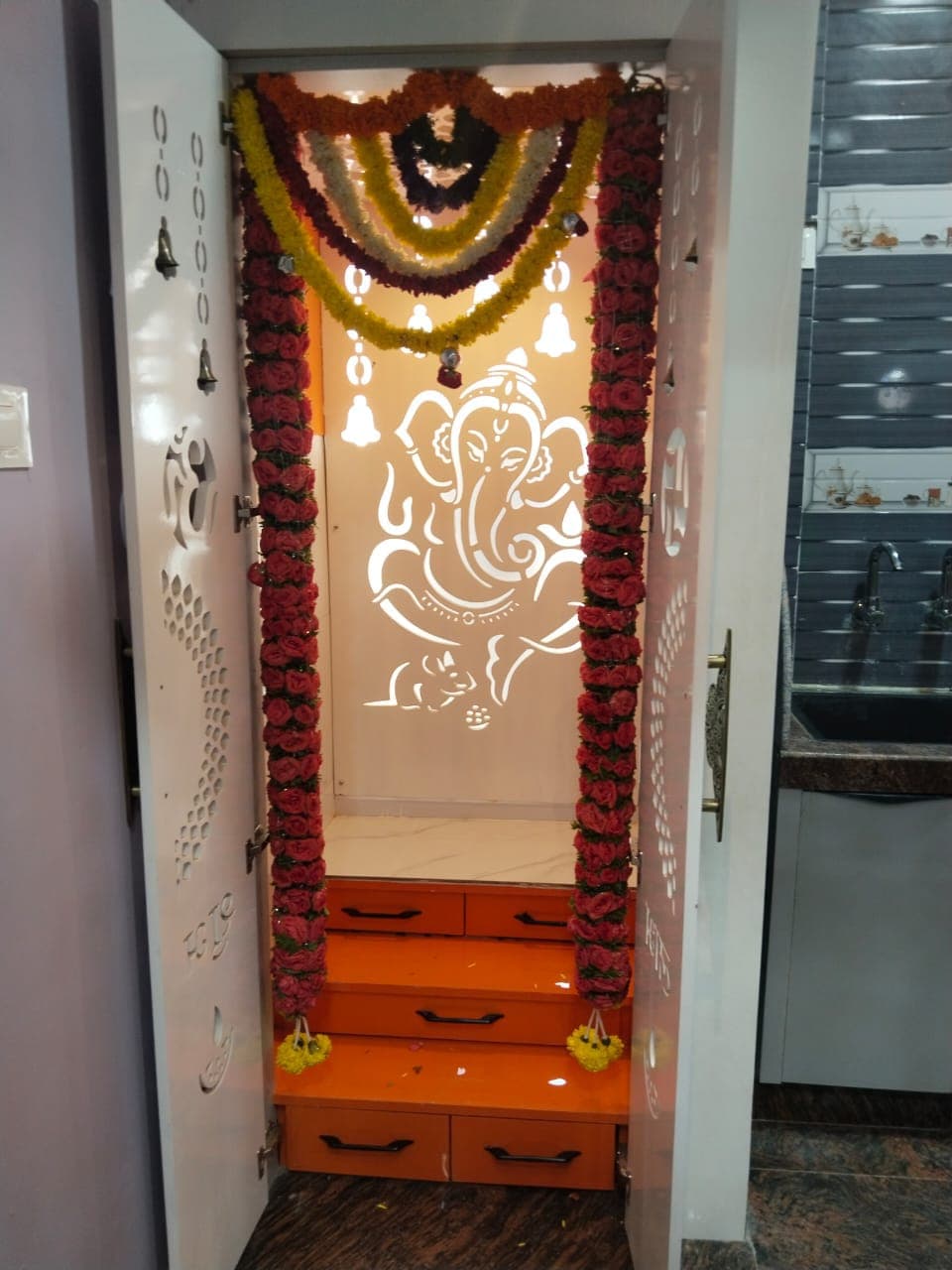 SV-Interiors pooja unit design project