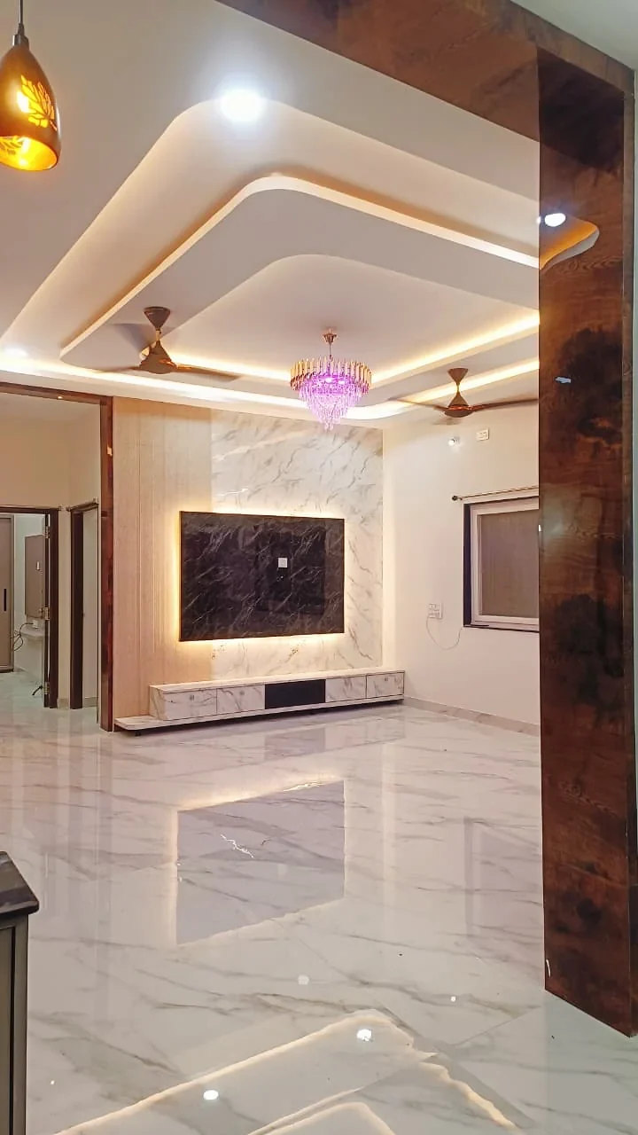SV-Interiors tv unit design project
