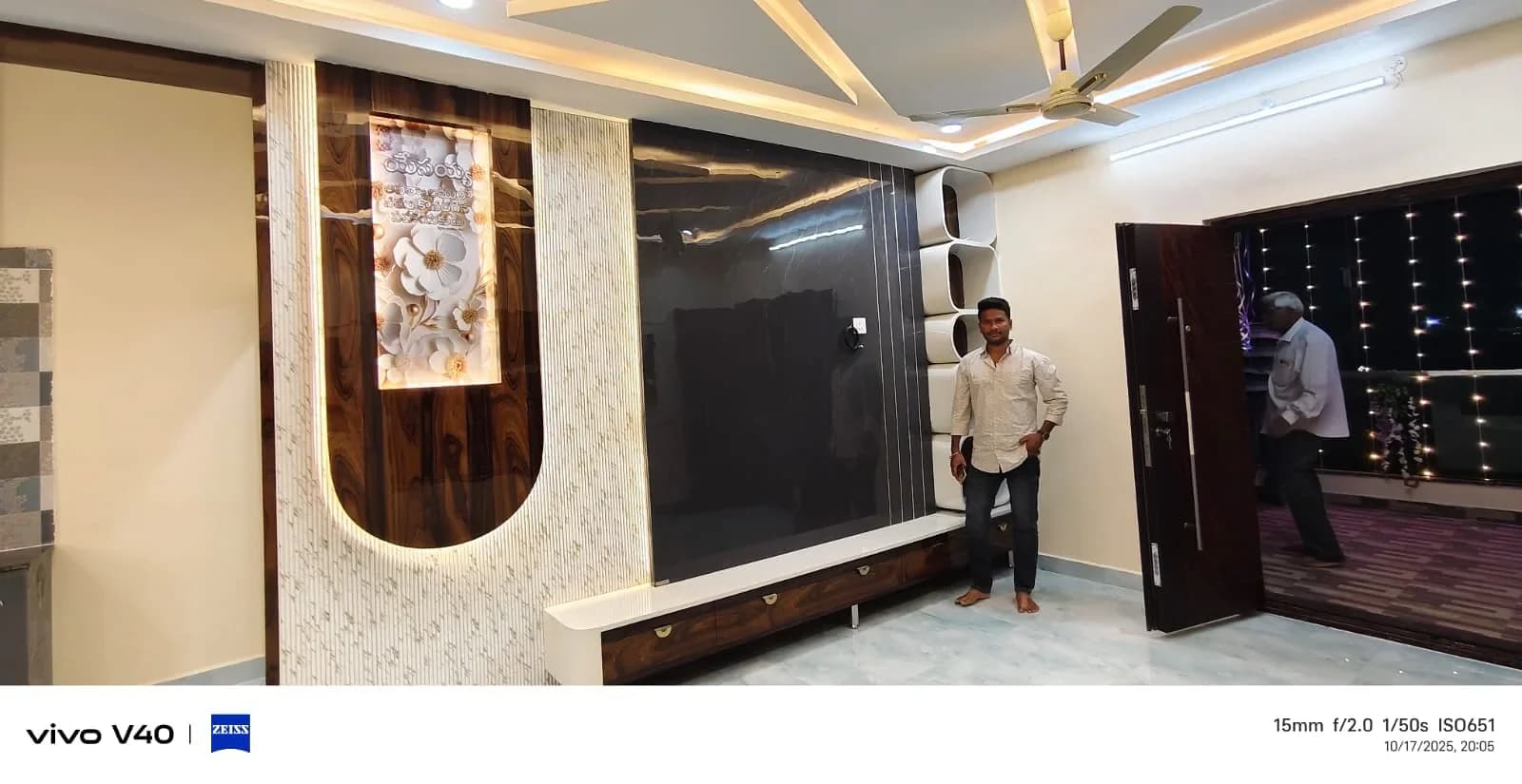 SV-Interiors tv unit design project